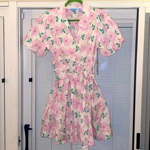 Draper James Puff Sleeve Shirt Dress